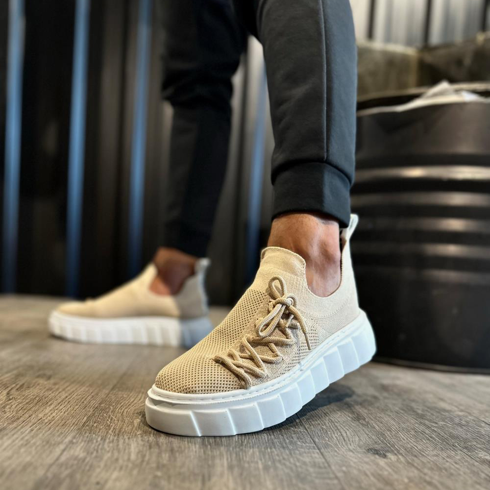 Mens Sneakers Beige 1025